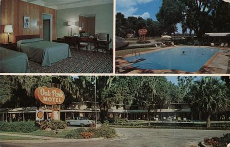 Oak Park Motel Brunswick, GA Postcard