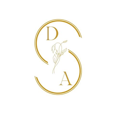 El logotipo de la boda es una colección de monogramas elegante y