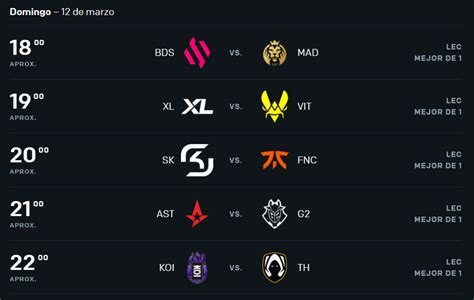 ESPORTMANÍACOS on Twitter Día 2 de LEC Y a vosotros os toca