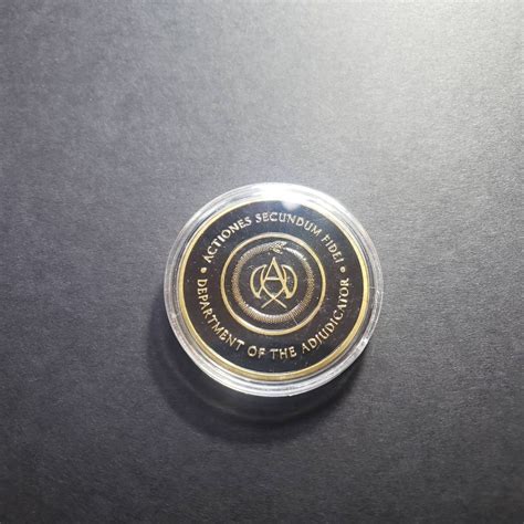 John Wick Coin Set The Continental And Adjudicator Coins Hotel Etsy