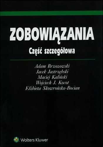 Zobowiązania Część szczegółowa Tak Czytam