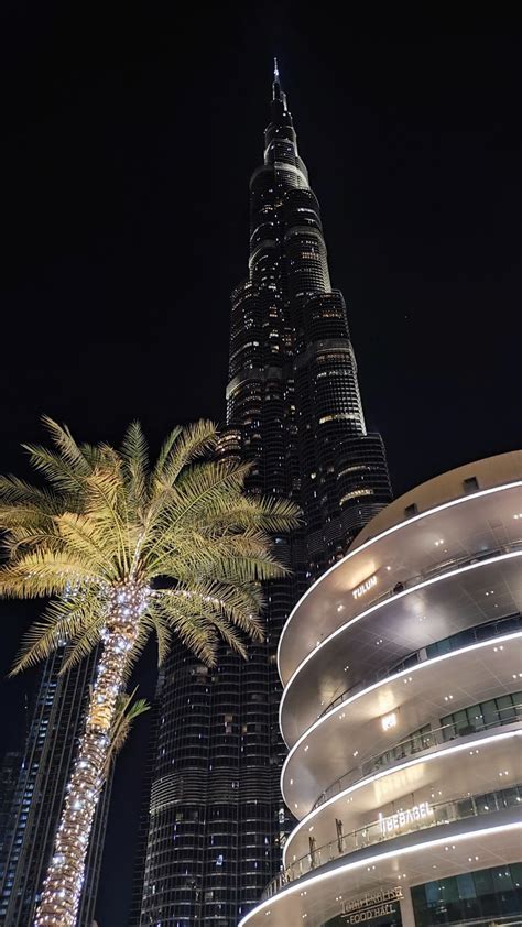 Burj Khalifa City Aesthetic Travel Aesthetic Dubai Aesthetic Night