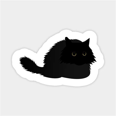 Black Cat By Scdesigns Cat Stickers Black Cat Sticker Cat Drawing