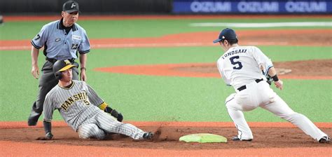 【阪神】近本光司が安打＆8個目の盗塁 前日の接触アクシデント影響なし プロ野球写真ニュース 日刊スポーツ