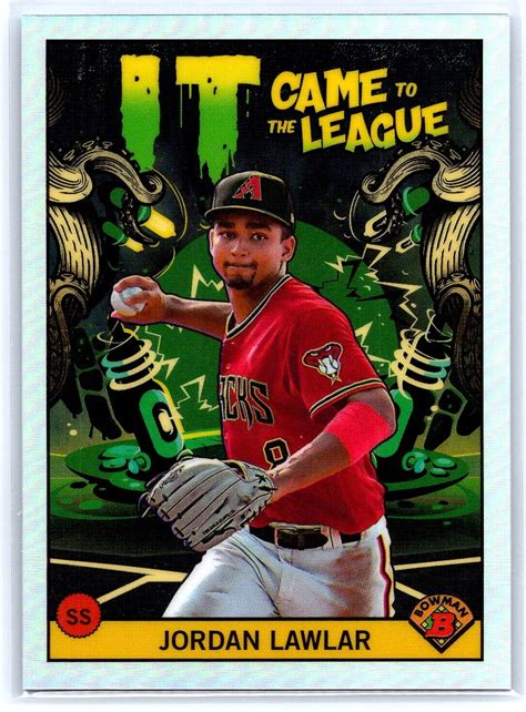 2022 Bowman Chrome It Came To The League Insert ICFL 2 Jordan Lawlar D