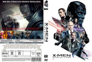 X-Men Apocalypse dvd cover (2016) R2 GERMAN Custom