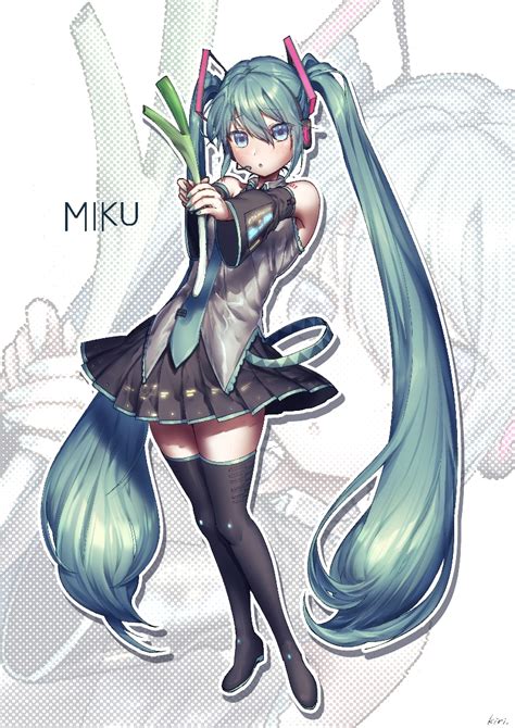 Miku and leek : r/hatsune