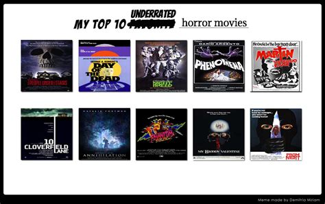 Top 10 Underrated Horror Movies By Dark Kunoichi92 On Deviantart