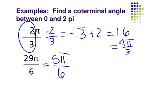 Ppt Radian Measure And Coterminal Angles Powerpoint Presentation