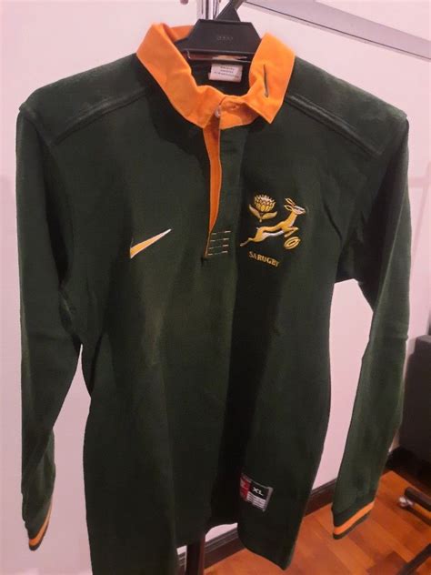 Vintage South Africa Springbok Rugby Jersey, Men's Fashion, Activewear on Carousell