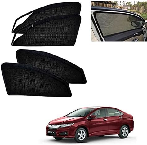 Auto Addict Zipper Magnetic Car Curtain Sunshades Side Windows Pcs