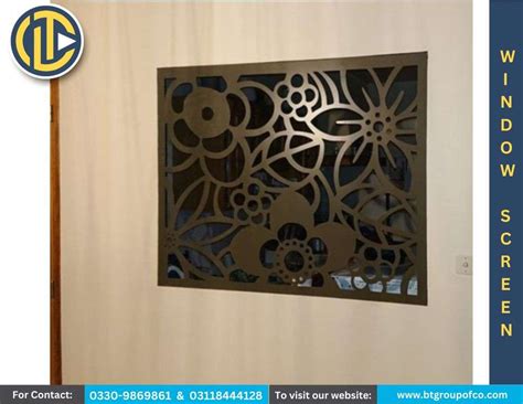 Lasercut Window Screen Bt Group Of Companies