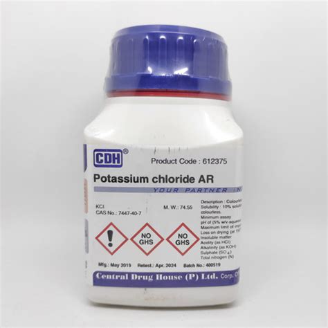 Jual Potassium Chloride Ar 500 Gram Kota Tangerang Selatan Upitlaboratoryshop Tokopedia