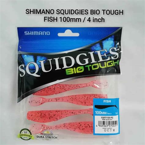 Lureshimano Squidgies Bio Tough Fish Type Soft Lure 100mm Sqbtf100