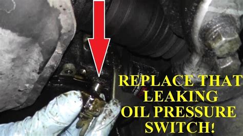 How To Replace A Bad Oil Pressure Switch Youtube