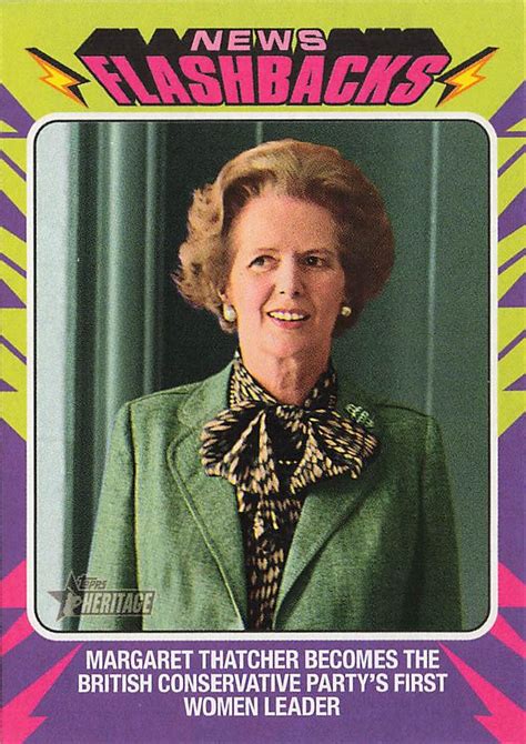 2024 Topps Heritage News Flashbacks NF 4 Margaret Thatcher Trading