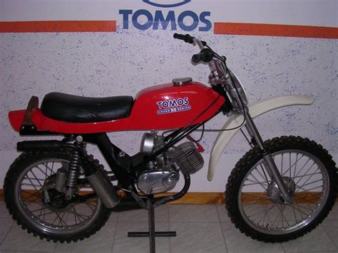 1978 Tomos Cross 50 Senior Red Moped Photos — Moped Army