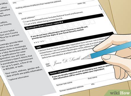 3 Ways to Register to Vote in Washington - wikiHow Life