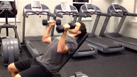 High Incline Dumbbell Press Youtube