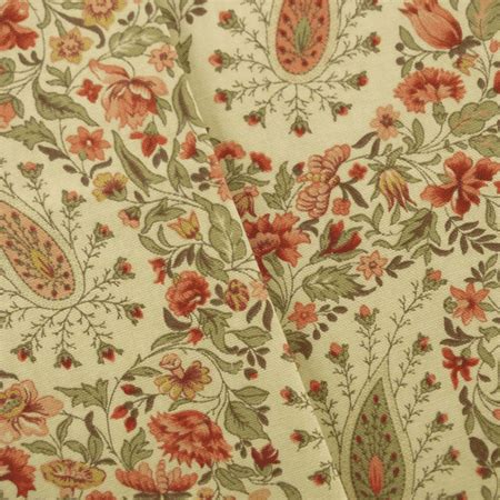 Ivory/Multi Waverly Floral Print Home Decorating Fabric, Fabric By the ...