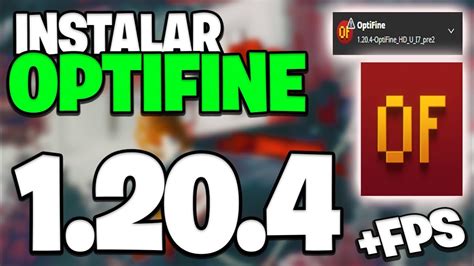 COMO DESCARGAR la versión OFICIAL de OPTIFINE para Minecraft 1 20 4