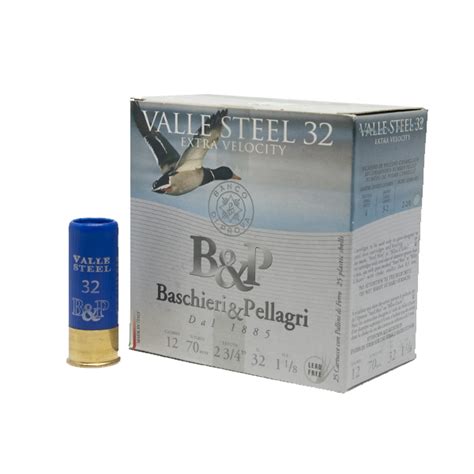 Cartuchos B P Cal 12 Valle Steel 32 Aço mercartucho pt