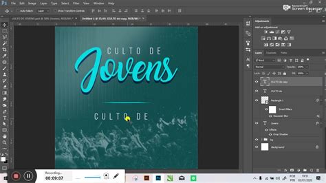 Como Criar Arte Para SOCIAL MEDIA De IGREJAS Tutorial Photoshop YouTube