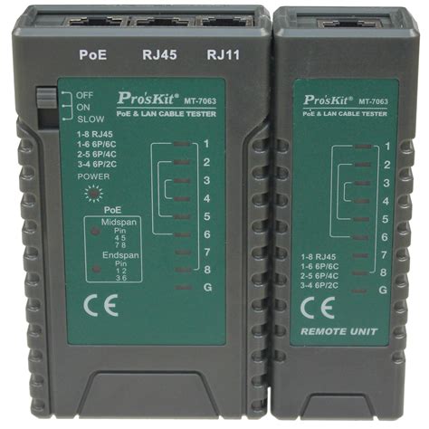 PoE LAN Cable Tester Pro SKit MT 7063 Network LAN Cable Testers