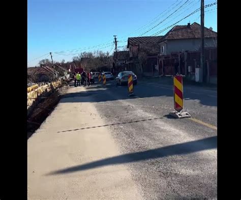 Lucrările la Valea Chintăului finalizate înainte de termen Strada va