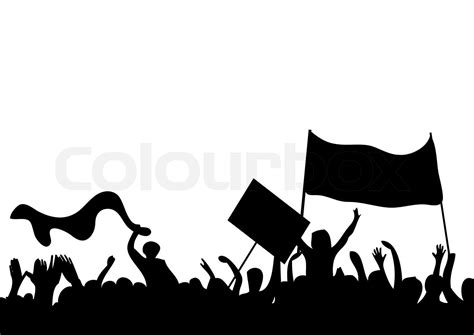 A Group Of People Protesting Protest Man Holding Flag Man Holding