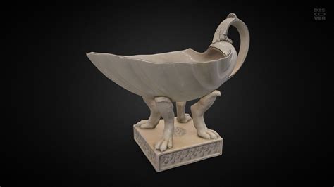Ваза для десерту - 3D model by eMuseum [2416a3d] - Sketchfab