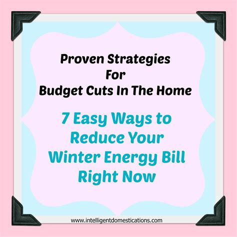 7 Easy Ways To Reduce Your Winter Energy Bill Right Now Intelligent