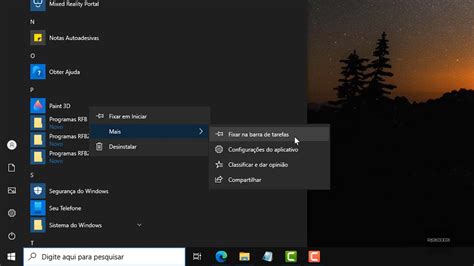 Como Fixar Cone De Programa Ou Aplicativo Na Barra De Tarefas Do