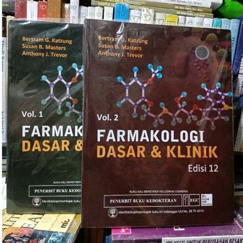 Jual Original Buku Farmakologi Dasar Klinik Edisi Volume Dan