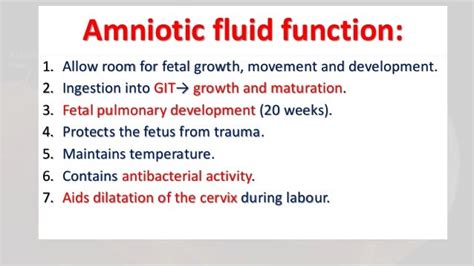 Amniotic fluid