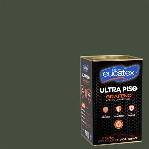 Eucatex Ultra Piso Grafeno L Cinza Escuro Bauru