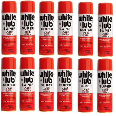 Pacote White Lub Ml Desengraxante Lubrificante Desengripante Spray