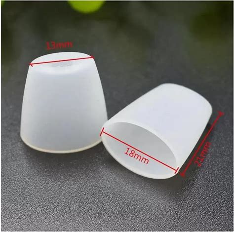 White Flow Pods Drip Tip Soft Silicone Test Cap Disposable Tips Cover Rubber Mouthpiece Tester