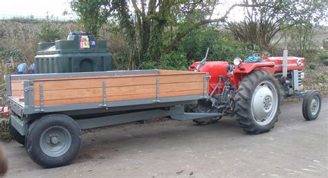 Afs Services Massey Ferguson 165 And Massey 3 Ton Trailer Nearing Completion Of Full Restoration