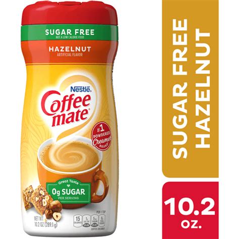 Nestle Coffee Mate Sugar Free Hazelnut Powder Coffee Creamer Creamers