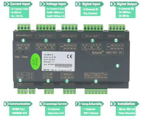 Acrel Multi Circuit Power Meter For Internet Data Center In Thailand