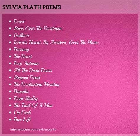 Biography Of Sylvia Plath