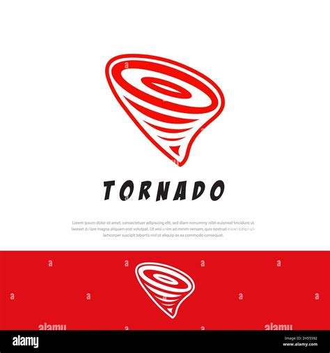 Tornado Logo Symbol Icon Illustration Vector Stock Vector Image Art