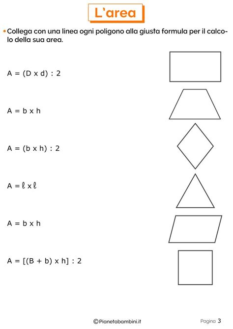 Esercizi Sullarea Per La Scuola Primaria Scuola Matematica