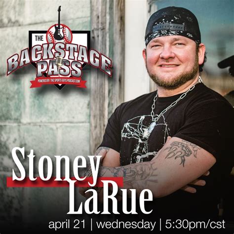 Live Streaming Video Interview With Stoney Larue Tomorrow 4212021 At