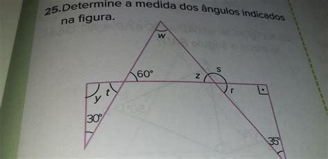 Calcule As Medidas Dos Ngulos Indicados Pelas Letras Brainly Br