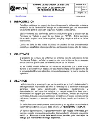 Is R Gu A Para La Elaboraci N De Permisos De Trabajo Pdf