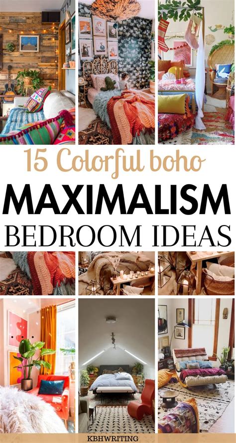 15 Cute Boho Maximalism Bedroom Ideas