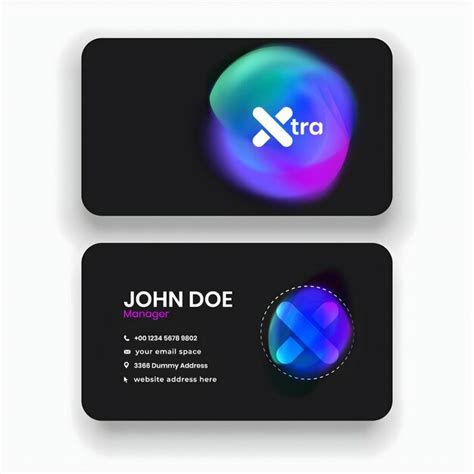 Premium Vector Elegant Professional Modern Business Card Template