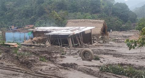 Reportan 32 familias damnificadas tras desborde del río Coroico en